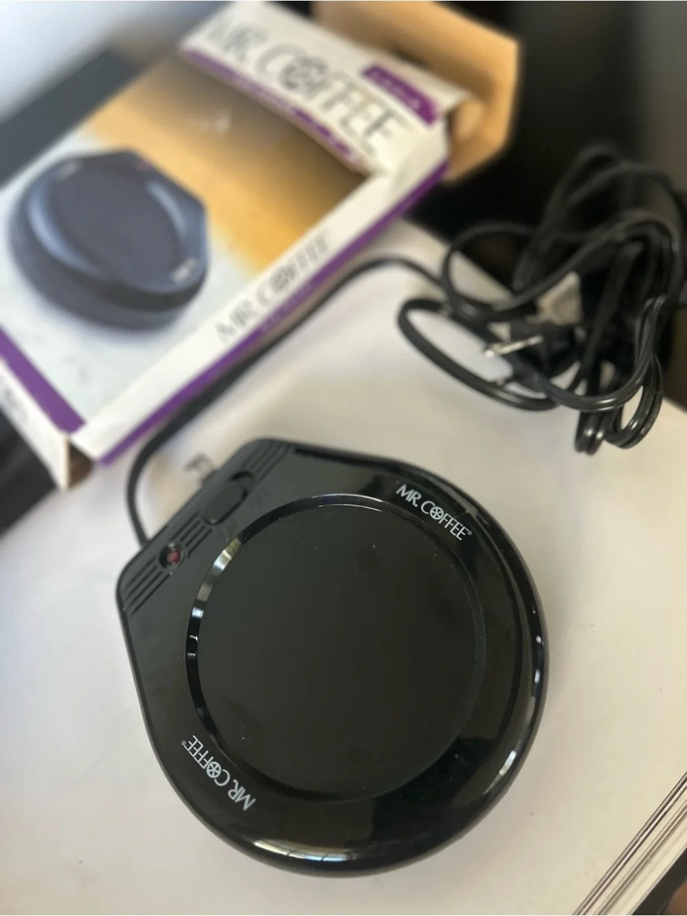 Black Single-Serve Mug Warmer new